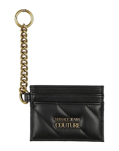 VERSACE JEANS COUTURE PICCOLA PELLETTERIA Nero 100% Poliestere, Resina poliuretanica