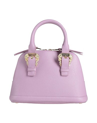 VERSACE JEANS COUTURE Borsa a mano Lilla 100% Poliestere, Resina poliuretanica