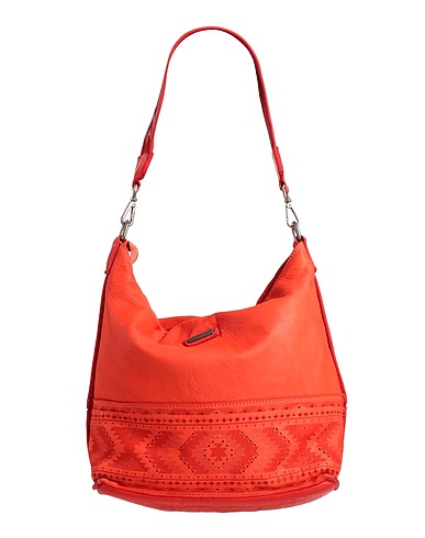 CATERINA LUCCHI Handbag GOLD Tomato red Calfskin