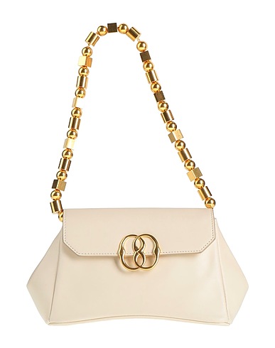 BALLY Handbag Beige Leather