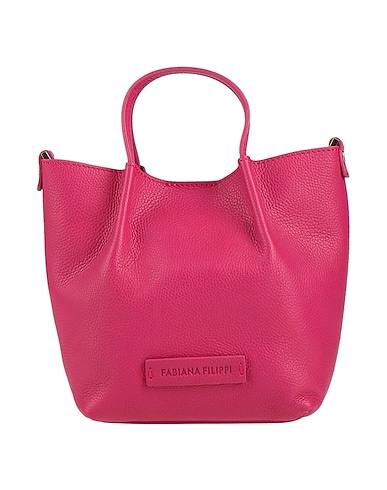 FABIANA FILIPPI Handbag Magenta 100% Leather