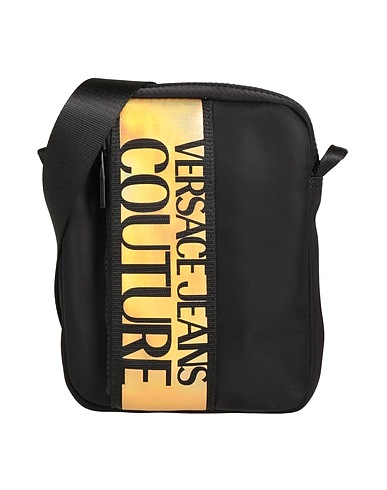 VERSACE JEANS COUTURE Across-body bag Black 100% Polyamide