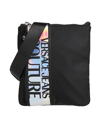 VERSACE JEANS COUTURE Across-body bag Black 100% Polyamide
