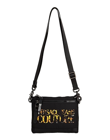 VERSACE JEANS COUTURE Across-body bag Black 100% Polyester