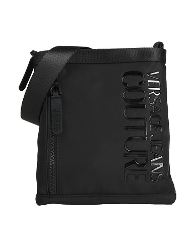 VERSACE JEANS COUTURE Across-body bag Black 100% Polyester