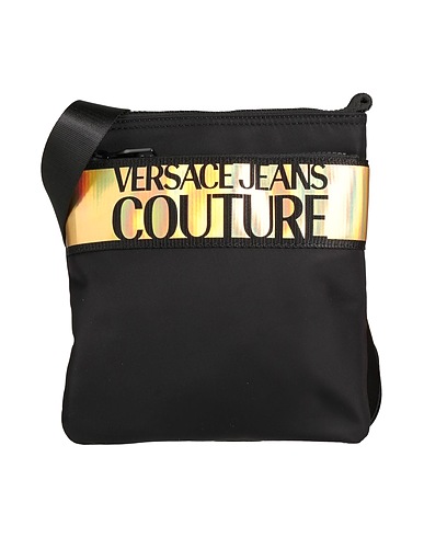 VERSACE JEANS COUTURE Across-body bag Black 100% Polyamide