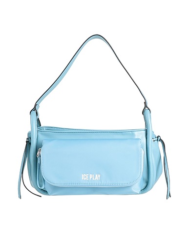 ICE PLAY Handbag Pastel blue 100% Polyurethane