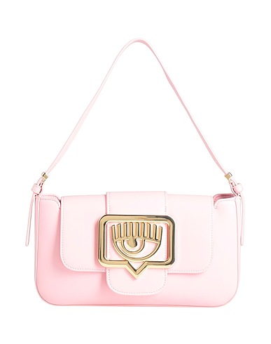 CHIARA FERRAGNI Shoulder bag Pink 100% Polyester, Polyurethane resin