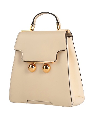 MARNI Backpacks Cream 100% Cow leather