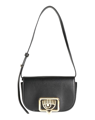 CHIARA FERRAGNI Handbag Black 100% Polyurethane resin