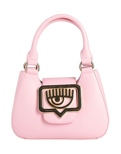CHIARA FERRAGNI Borsa a mano Rosa 100% Poliestere, Resina poliuretanica