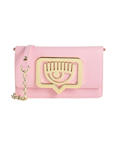 CHIARA FERRAGNI Borsa a tracolla Rosa 100% Poliestere, Resina poliuretanica