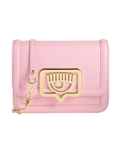 CHIARA FERRAGNI Borsa a tracolla Rosa 100% Poliestere, Resina poliuretanica
