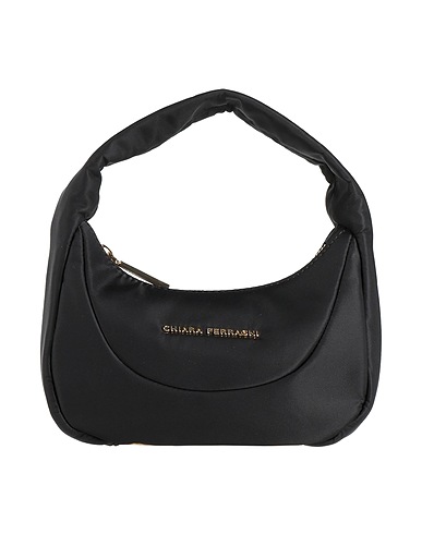 CHIARA FERRAGNI Handbag Black 100% Polyamide, Polyurethane resin