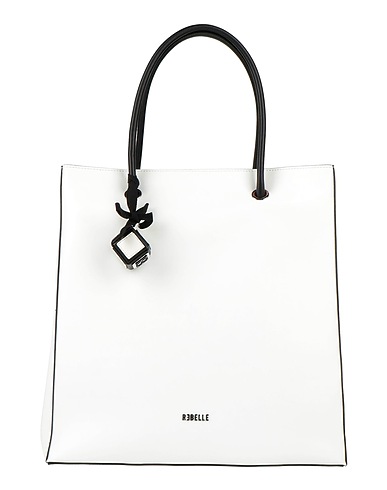 RƎBELLE Handbag White 100% Cow leather