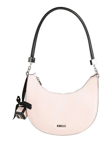 RƎBELLE Shoulder bag Light pink 100% Cow leather