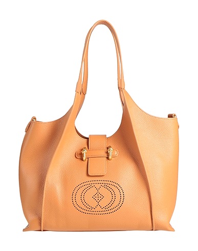 LA CARRIE Handtasche Kamel Leder