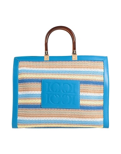 LA CARRIE Handbag Turquoise Polyurethane