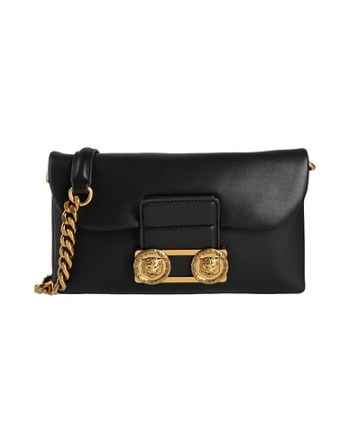 JUST CAVALLI Borsa a tracolla Nero 100% Poliestere, Resina poliuretanica