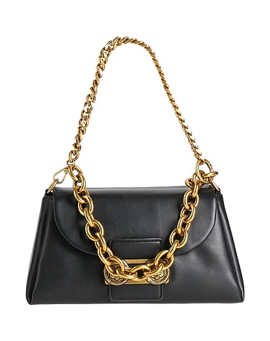 JUST CAVALLI Borsa a mano Nero 100% Poliestere, Resina poliuretanica