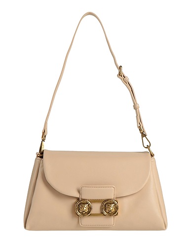 JUST CAVALLI Borsa a mano Beige 100% Poliestere, Resina poliuretanica