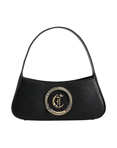 JUST CAVALLI Borsa a mano Nero 100% Poliestere, Resina poliuretanica