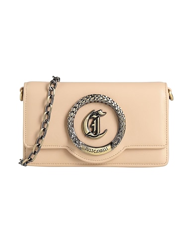JUST CAVALLI Cross-body bags Beige Polyurethane