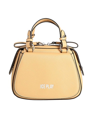 ICE PLAY Borsa a mano Giallo ocra 100% Poliuretano