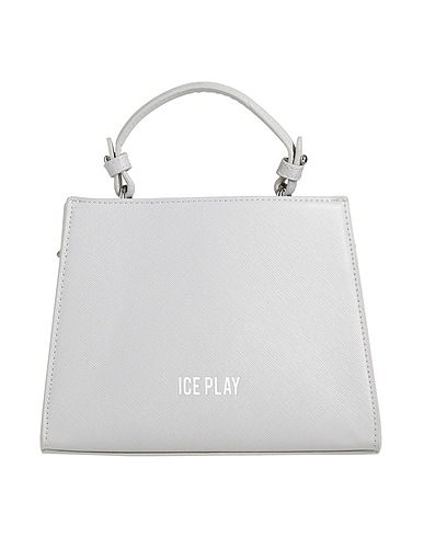 ICE PLAY Borsa a mano Grigio chiaro 100% Poliestere