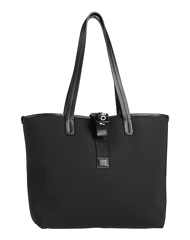 MONCLER Shoulder bag Black 100% Polyester, Cowhide
