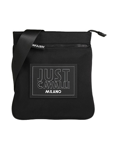 JUST CAVALLI Cross-body bags Black 100% Polyester