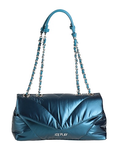 ICE PLAY Shoulder bag Deep teal 100% Polyamide