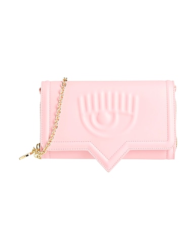 CHIARA FERRAGNI Bolso con bandolera ROSA CHIARO 100% Poliéster, Resina de poliuretano