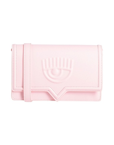 CHIARA FERRAGNI Across-body bag Pink 100% Polyester, Polyurethane resin