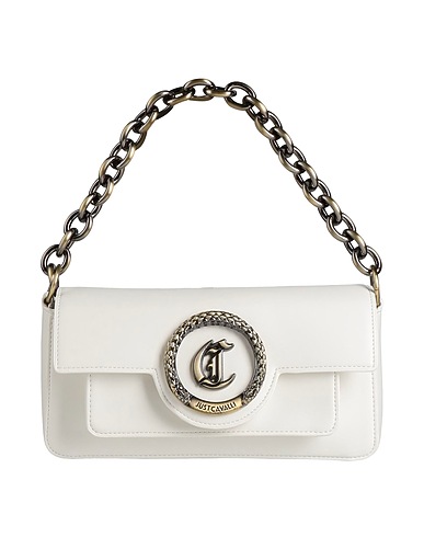 JUST CAVALLI Handbag White 100% Polyester