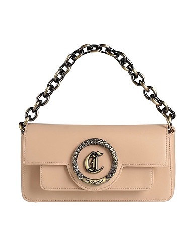 JUST CAVALLI Handbag Beige 100% Polyester