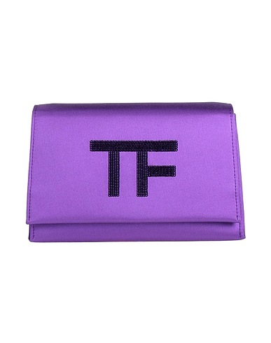 TOM FORD Handbag Purple Viscose, Polyester