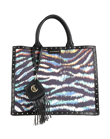 JUST CAVALLI Handbag Black 100% Polyester