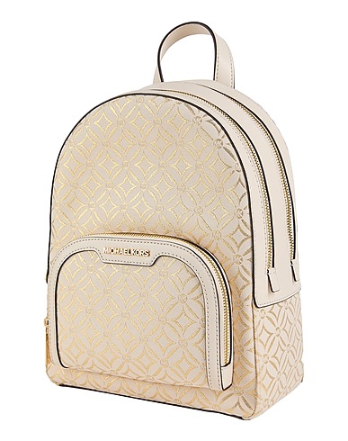 MICHAEL MICHAEL KORS バックパック ベージュ 革（なめし加工） / 紡績繊維