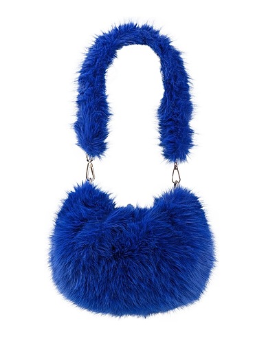 LAURA DI MAGGIO Handbag Bright blue 100% Polyester