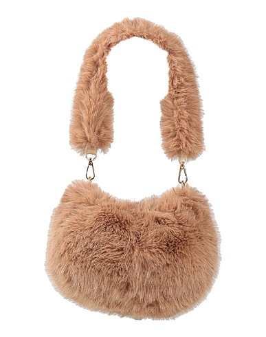 LAURA DI MAGGIO Handbag Light brown 100% Polyester