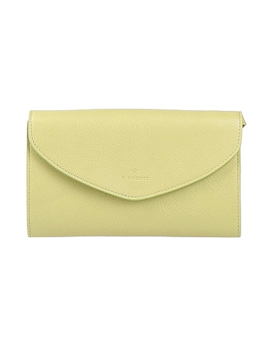 IL BISONTE Handbag Light green Leather
