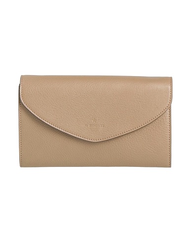 IL BISONTE Handtasche Maulwurfsgrau Leder