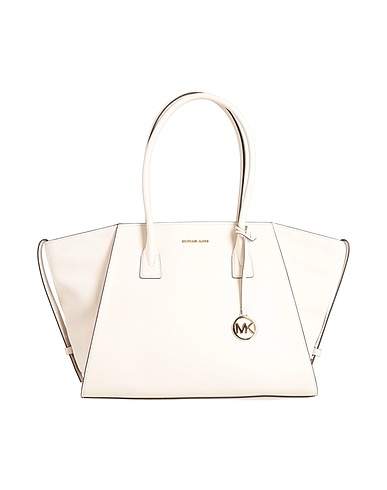 MICHAEL MICHAEL KORS Borsa a mano Avorio 100% Pelle di bovino