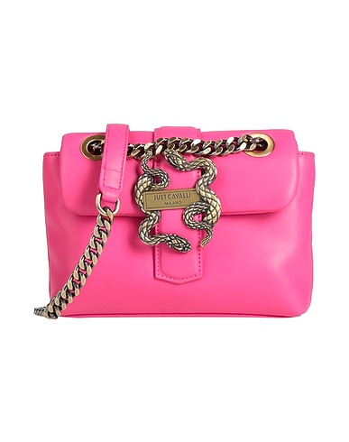 JUST CAVALLI Sac bandoulière Fuchsia 100% Polyester, Résine polyuréthane