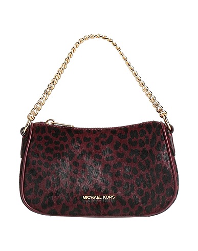 MICHAEL MICHAEL KORS Borsa a mano Prugna 100% Pelle di bovino