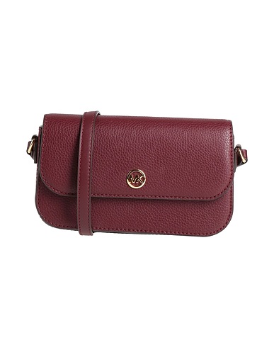 MICHAEL MICHAEL KORS Across-body bag Burgundy 100% Cow leather