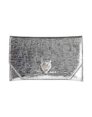 PLEIN SPORT Borsa a mano Argento 100% Poliuretano
