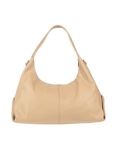 LAURA DI MAGGIO Shoulder bag Beige Leather