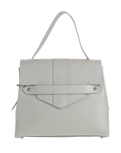 LAURA DI MAGGIO Handbag Light grey Leather